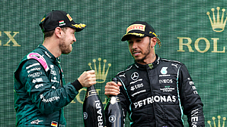 Hamilton doorziet plan Vettel: 'Ik zie je over een paar jaar terug'