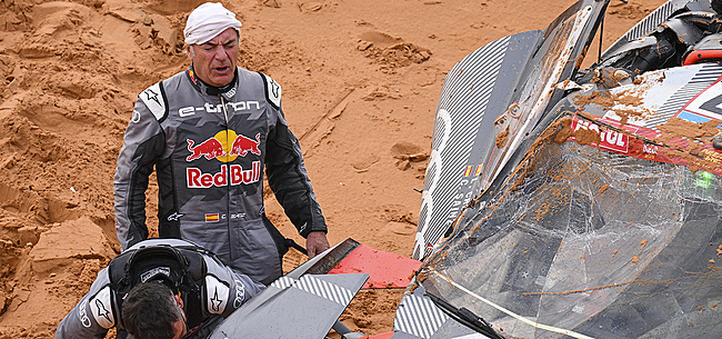 Sainz houdt meerdere breuken over aan Dakar Rally-crash