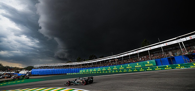 Groot drama tijdens kwalificatie Brazilië - Storm veroorzaakt chaos