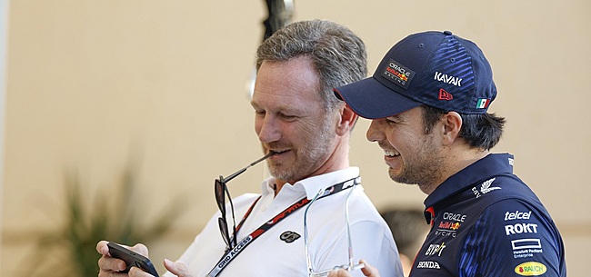 Horner stellig: 'Dat is het enige positieve aan het raceweekend van Pérez'