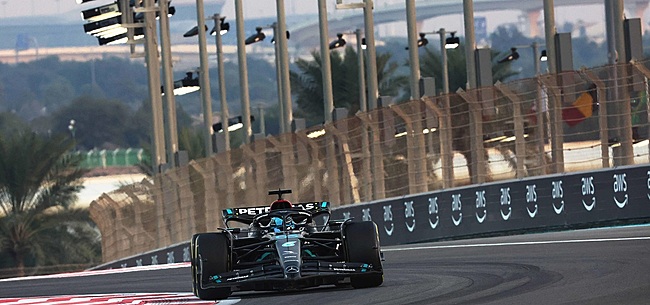 Russell opnieuw de snelste in Abu Dhabi, grote problemen Verstappen